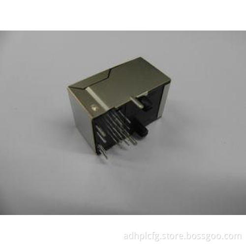 1INCH 100BASE 1 Port Tap Up Shielded RJ45 Ethernet Connecto